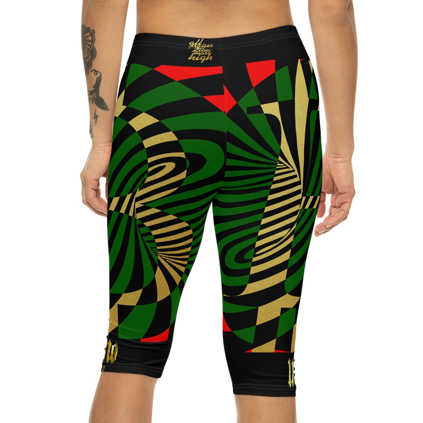 UNOBTCMAX Women’s Capri Leggings (AOP)