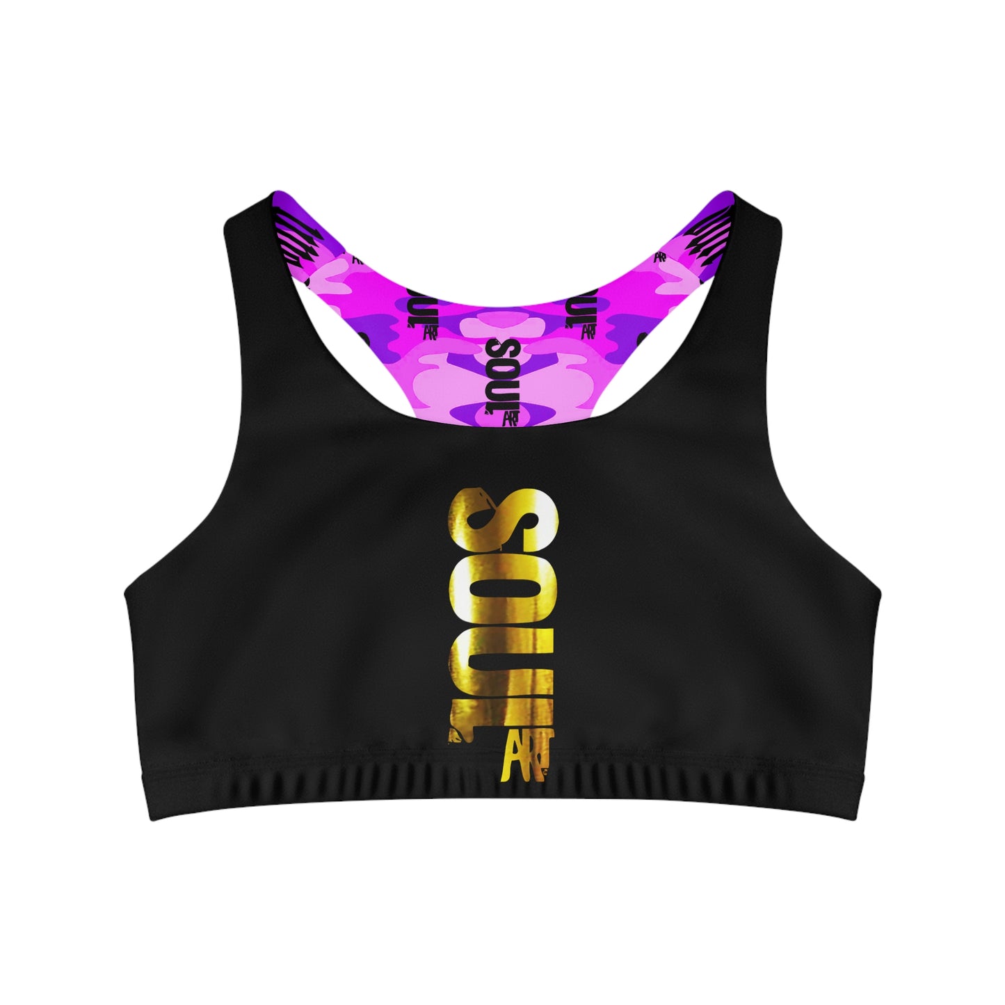 UNO SOULART Seamless Sports Bra (AOP)