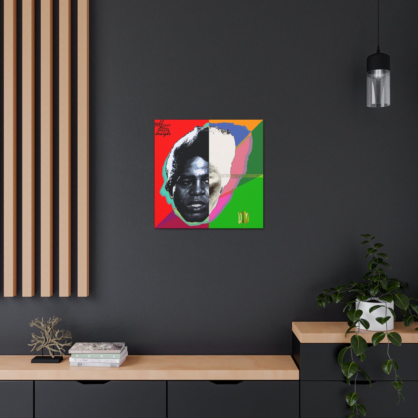 UNO LOVETHEGODFATHA 12, 20, 24, & 36" Square Canvas Gallery Wraps