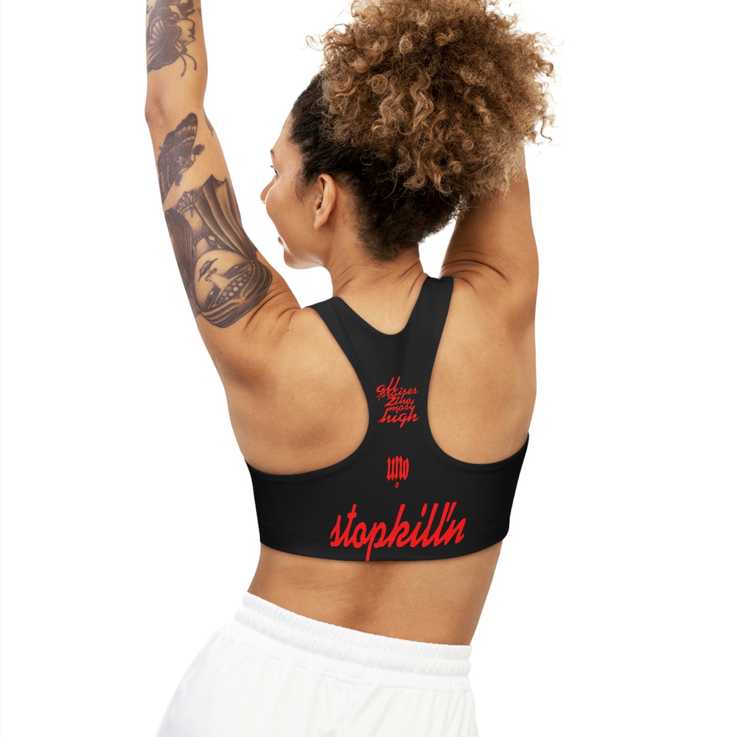 UNO LOVEHARPY STOPKILL'N Seamless Sports Bra (AOP)