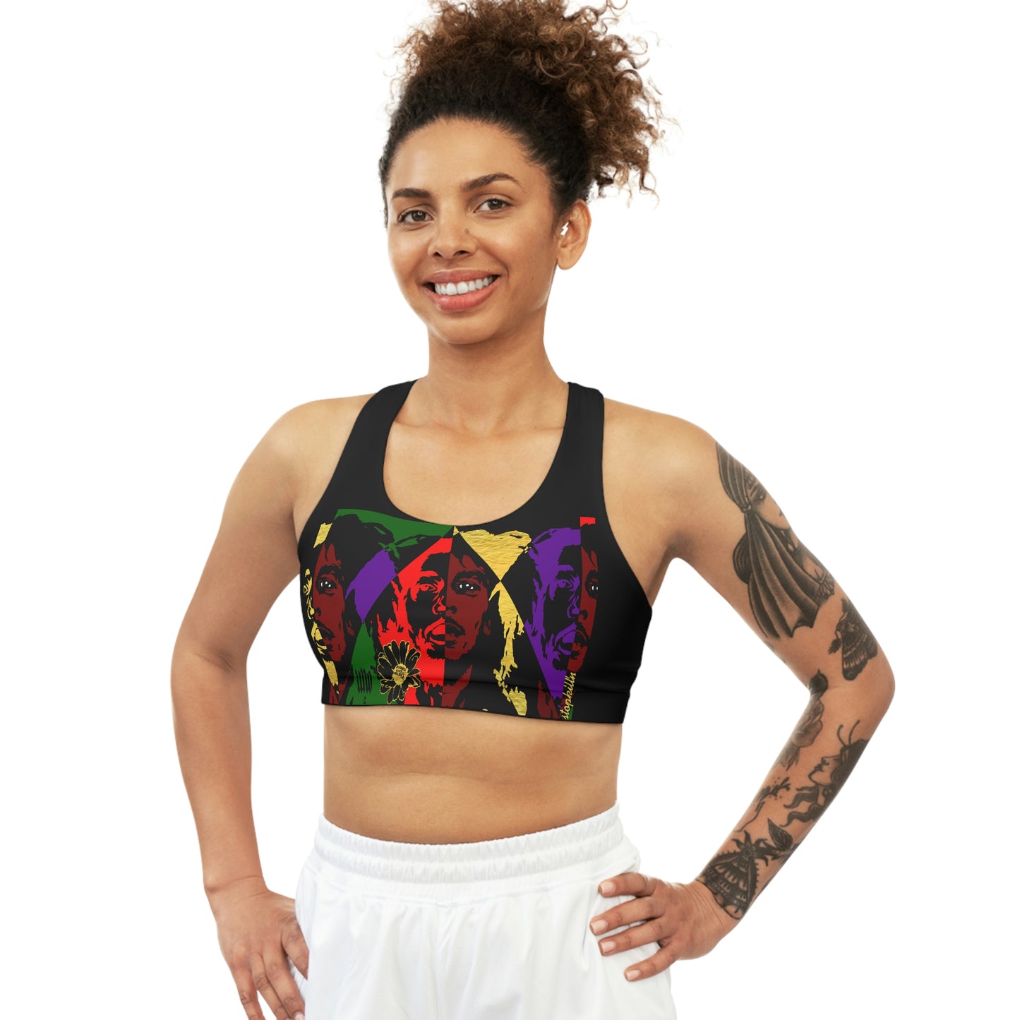 UNO LOVEBOB Seamless Sports Bra (AOP)
