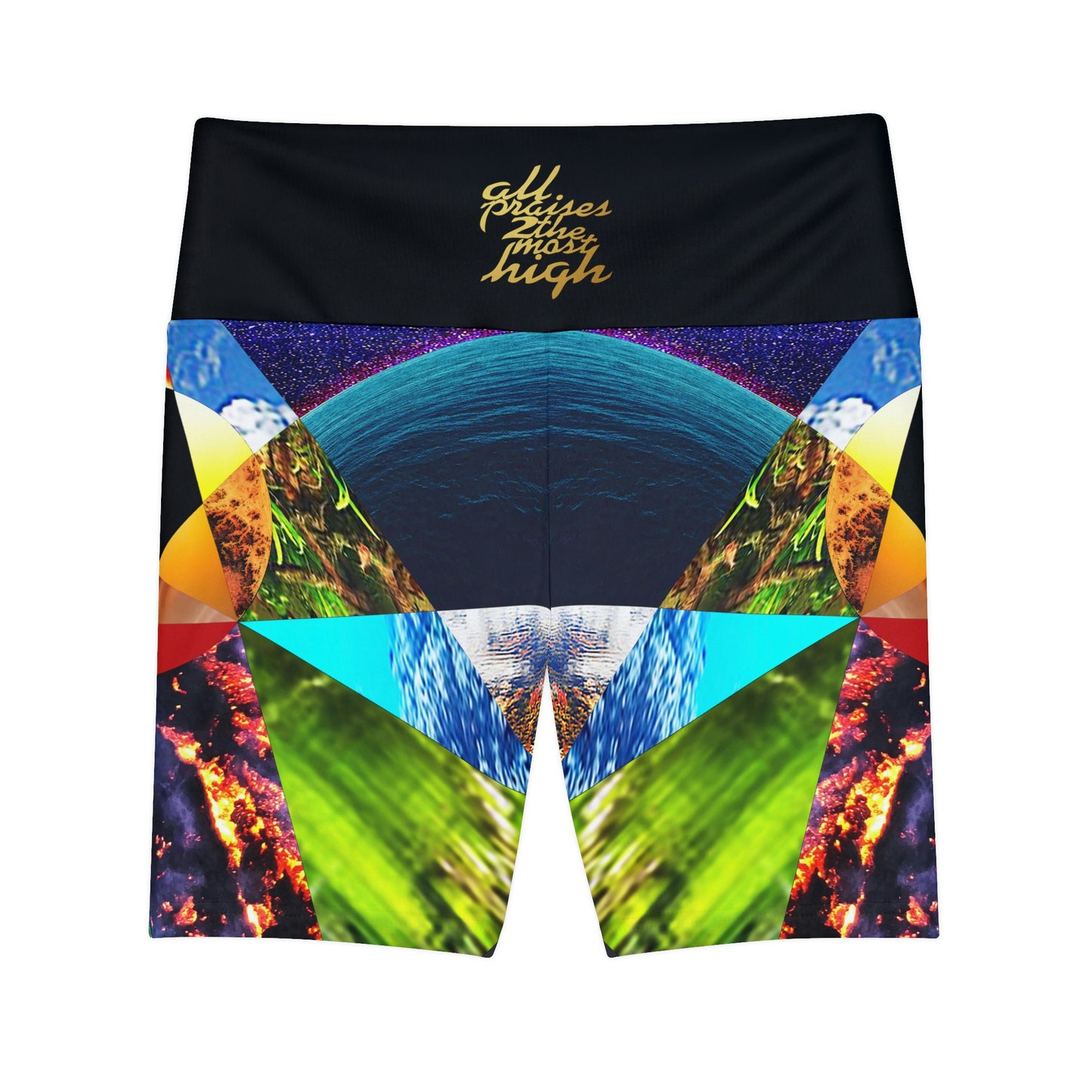 UNO ALLPRAISES I Women's Workout Shorts (AOP)