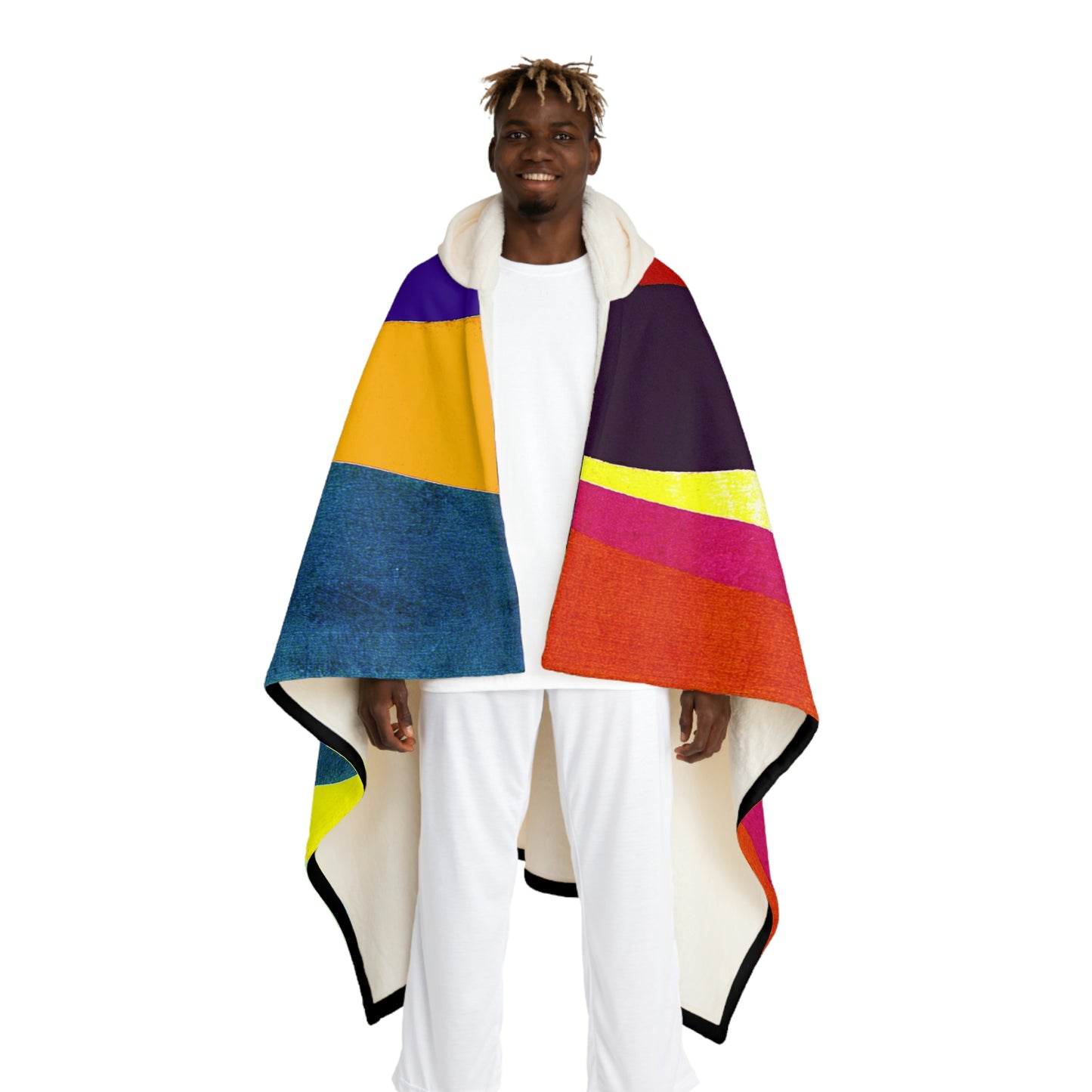UNO RHINOSUNSET STOPKILL'N Hooded Sherpa Fleece Blanket
