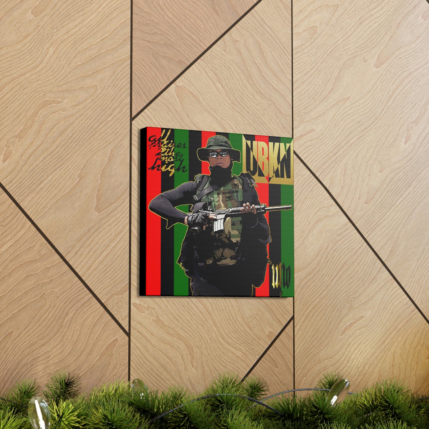 UNO 2THEREPUBLIC UBKN FREEGMJ 12, 20, 24, & 36" Canvas Gallery Wraps