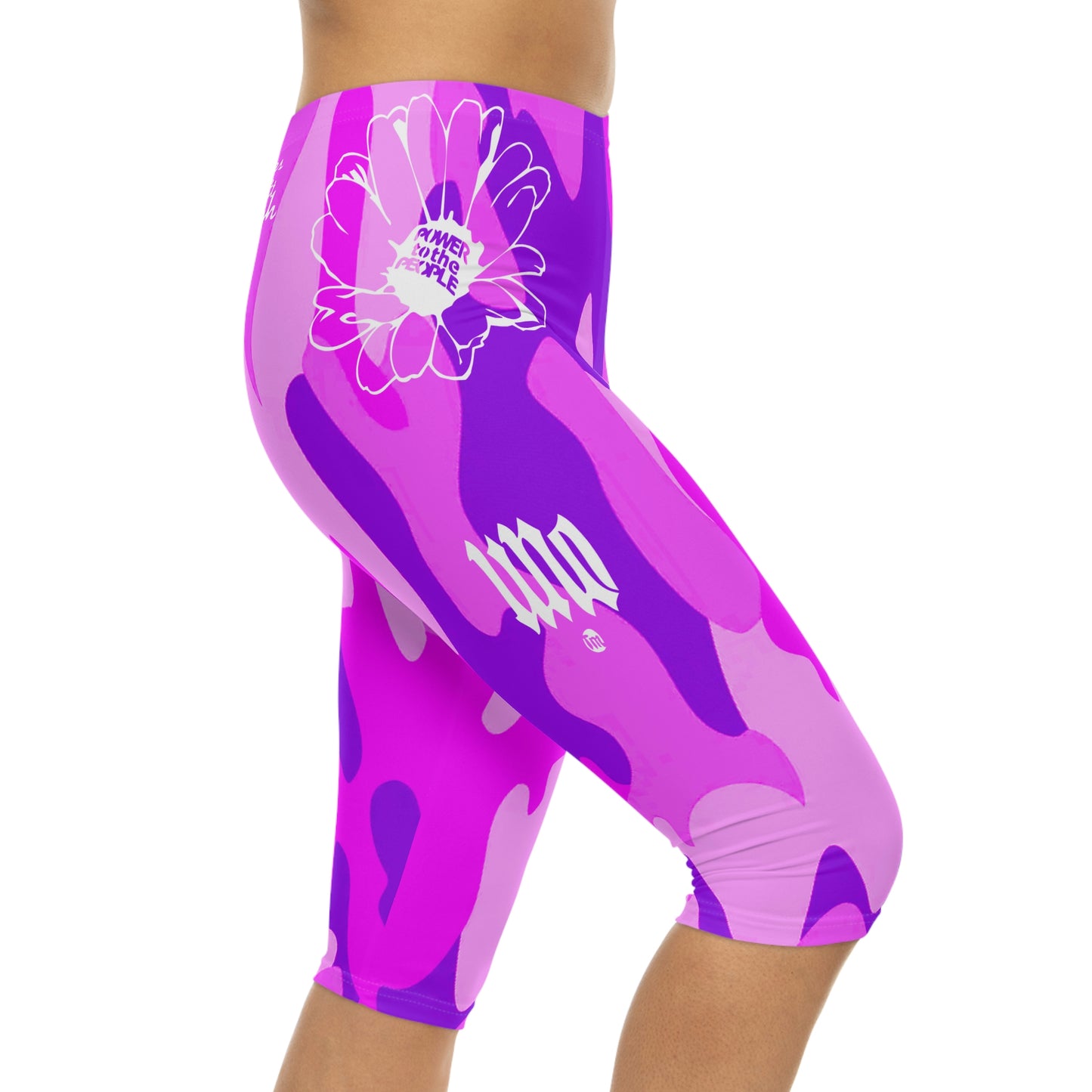 UNO POWERFLOWER Women’s Capri Leggings (AOP) Camo Collection