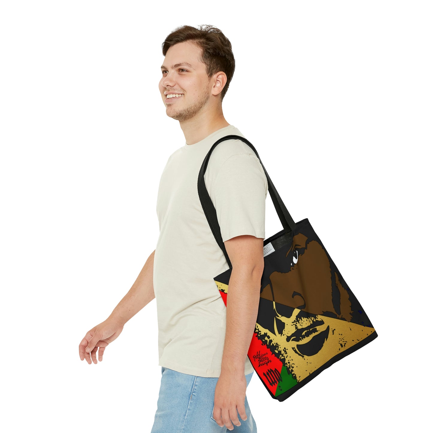 UNO LOVEBLACKLIVES LOVEGILSCOTT AOP Tote Bag
