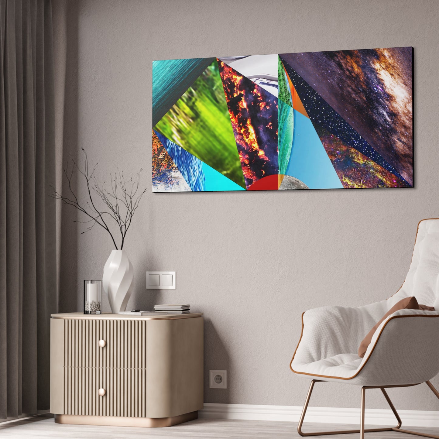 UNO ALLPRAISES V & IV Canvas Stretched, 1.5''