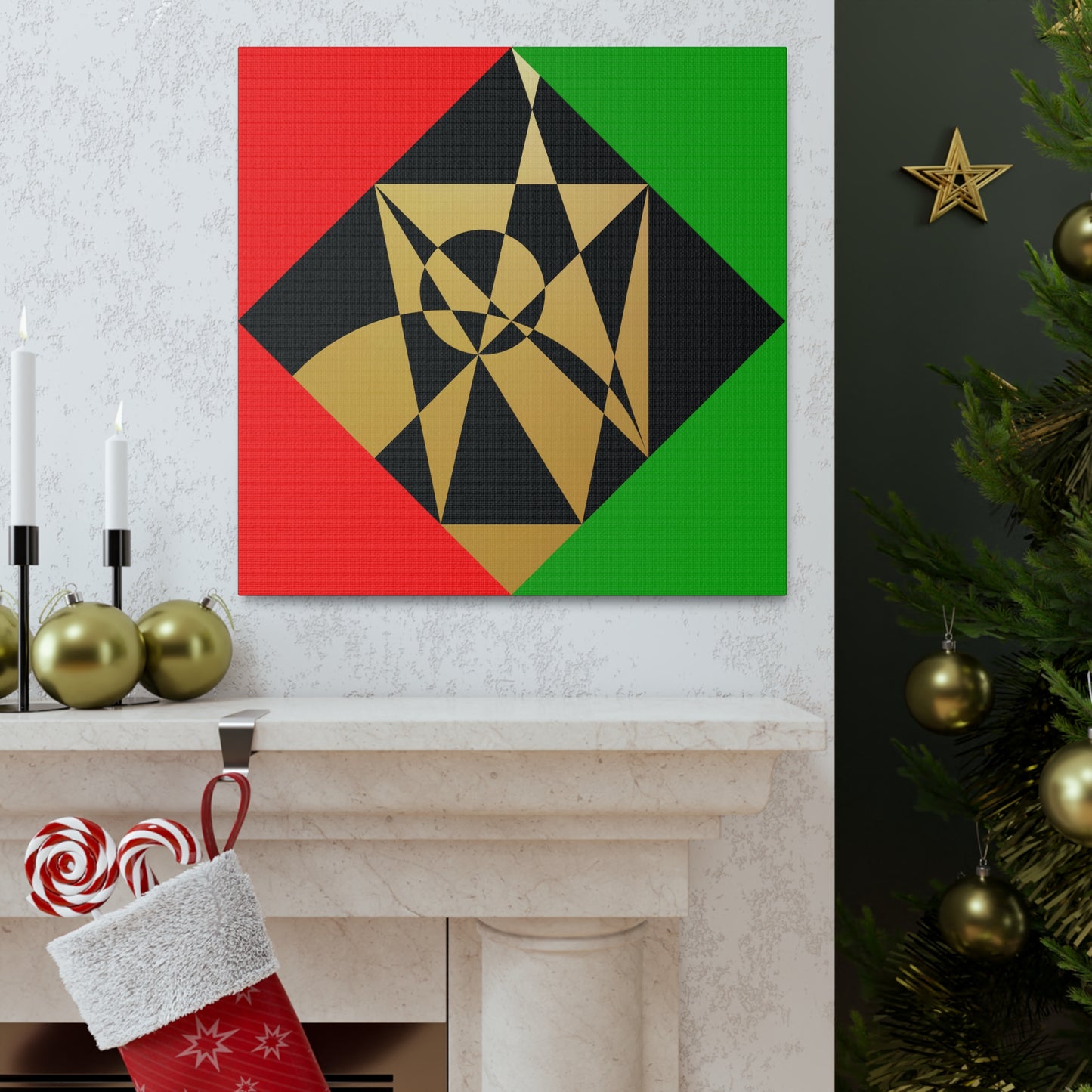 UNO ALLPRAISES 12, 20, 24, & 36" Square Canvas Gallery Wraps