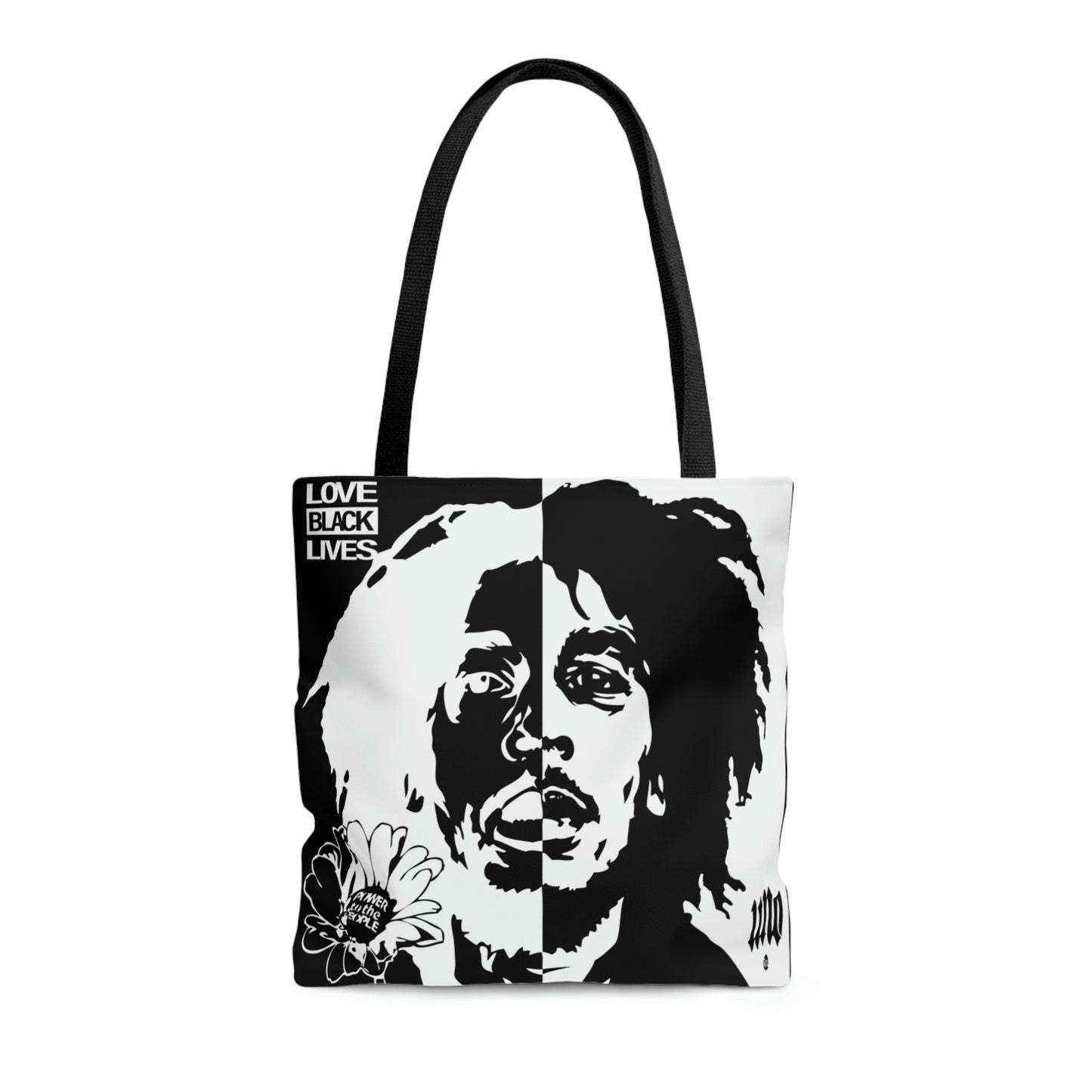 UNO LOVEBLACKLIVES LOVEBOB AOP Tote Bag