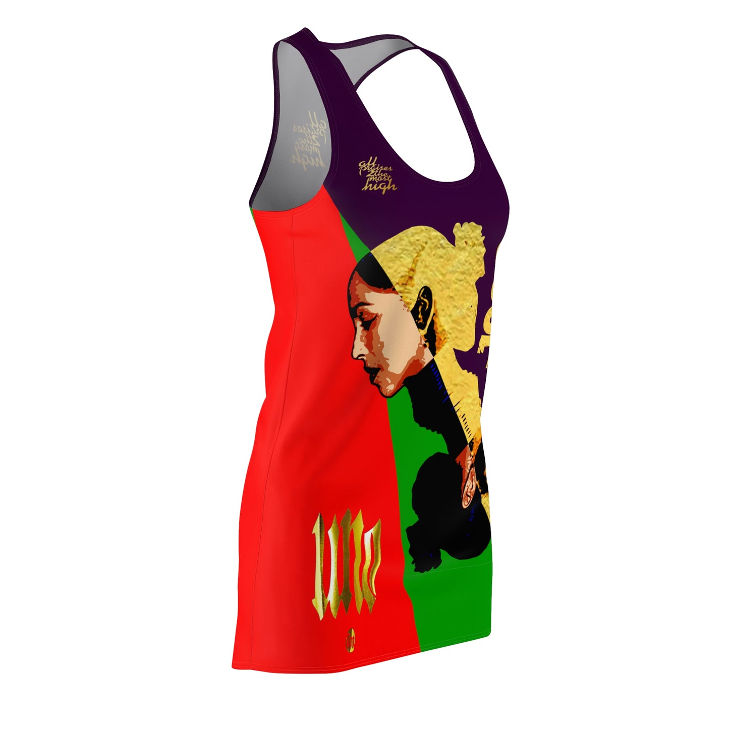 UNO SOULART SADE Women's Cut & Sew Racerback Dress