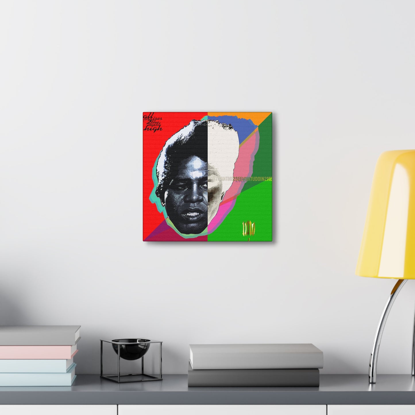 UNO LOVETHEGODFATHA 12, 20, 24, & 36" Square Canvas Gallery Wraps