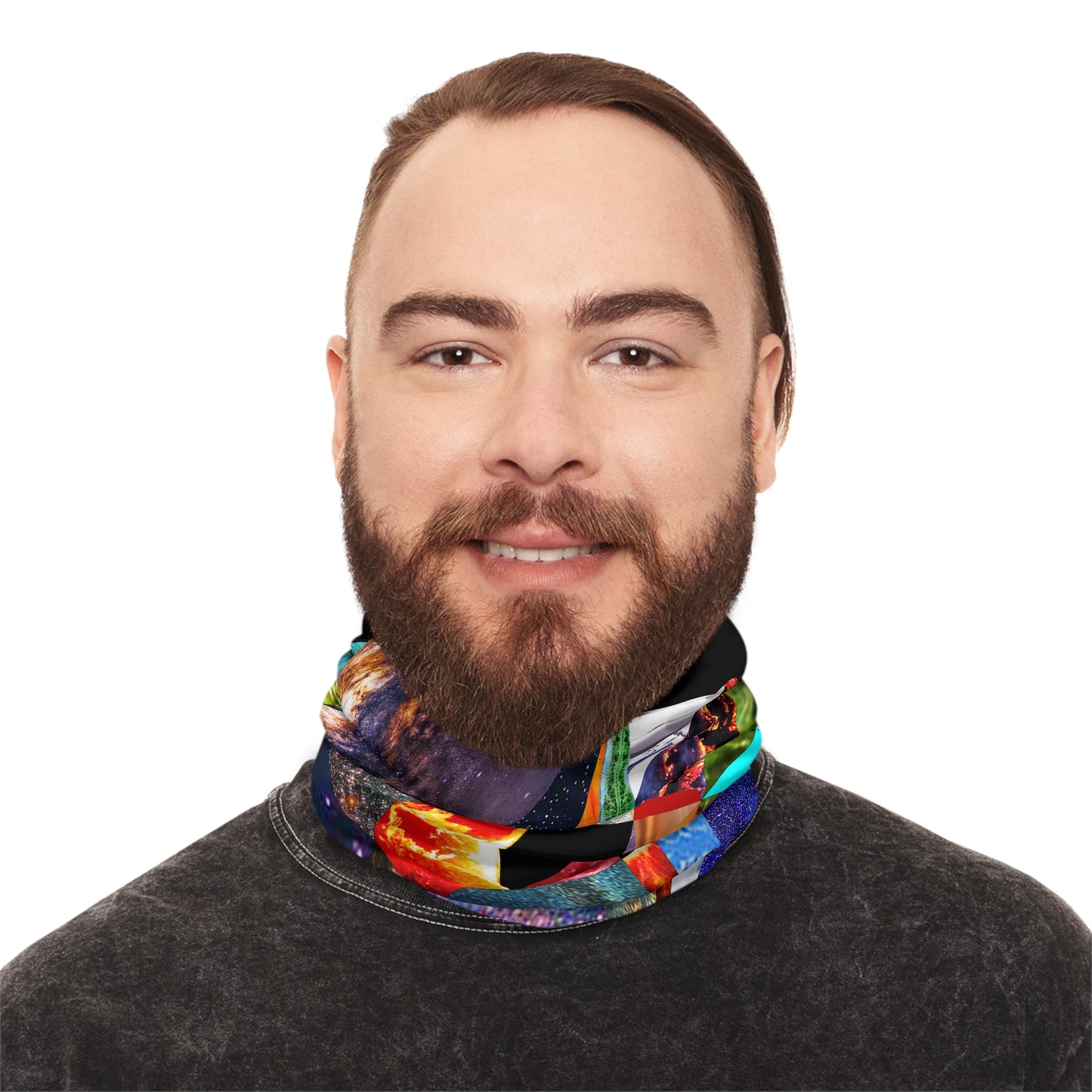 UNO ALLPRAISES I Winter Neck Gaiter With Drawstring