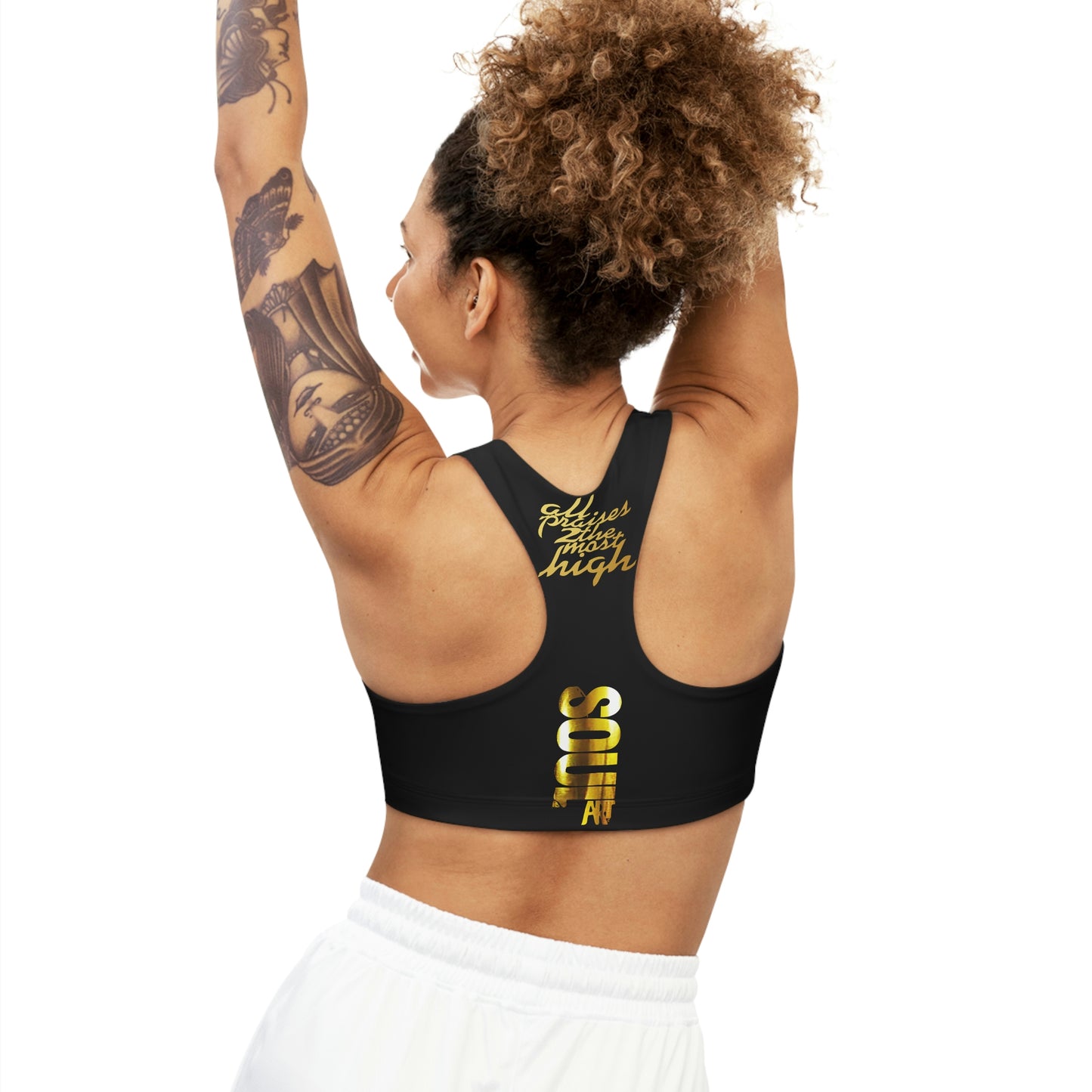 UNO SOULART Seamless Sports Bra (AOP)