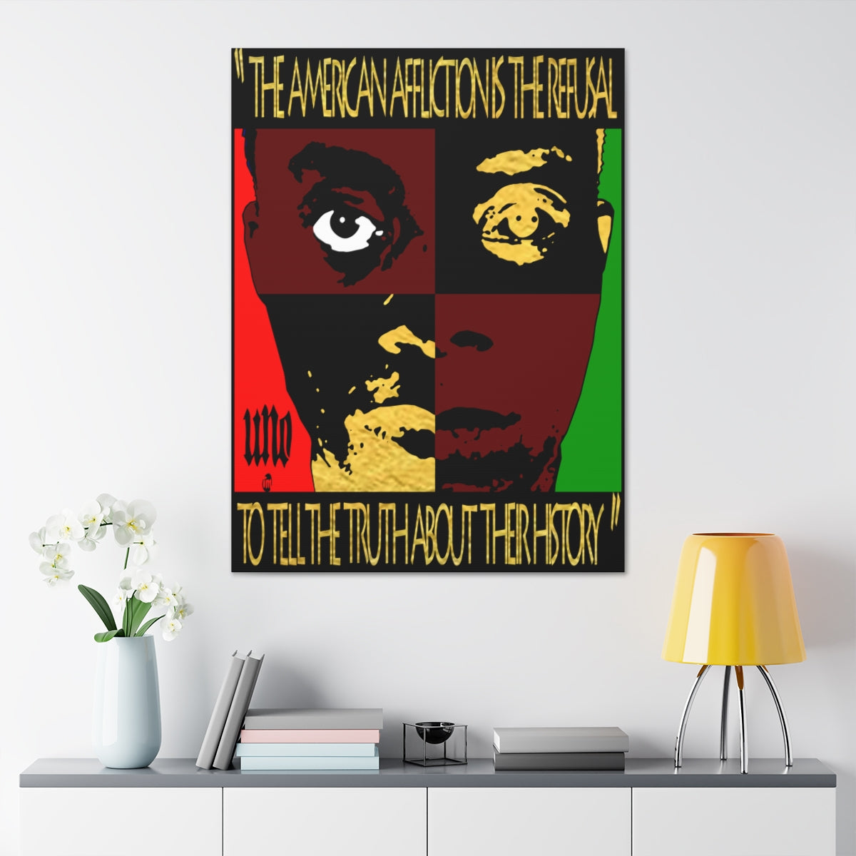 UNO ECHOBALDWIN 36x48 Canvas Stretched, 1.5''