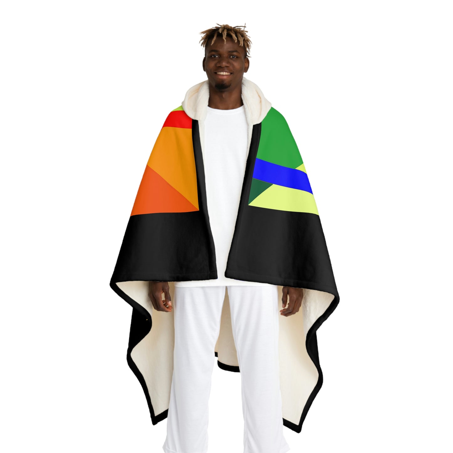 UNO STOPKILL'N UNOWORD Hooded Sherpa Fleece Blanket