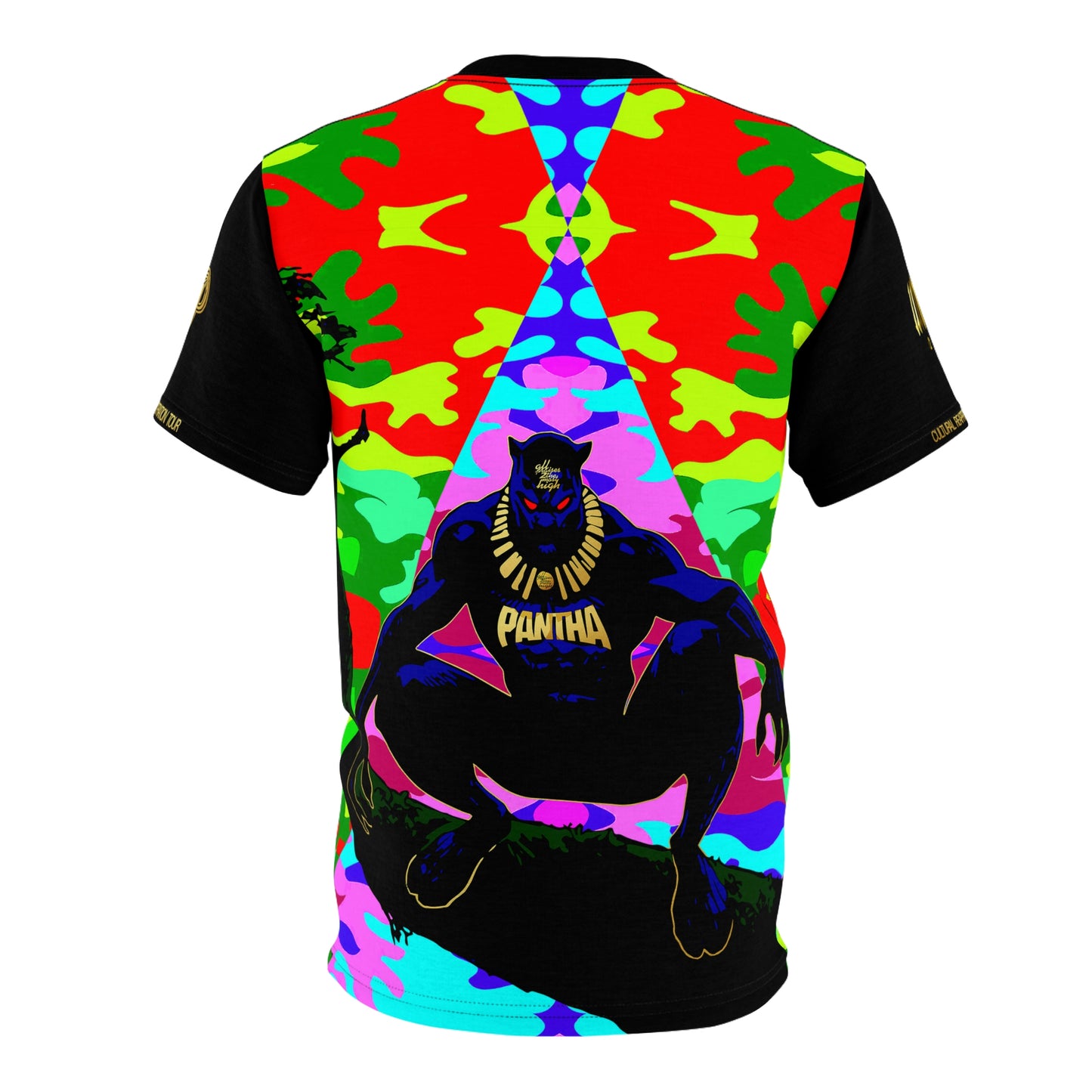 UNO PANTHA CULTURAL REAPPROPRIATION TOUR Unisex Cut & Sew Tee (AOP) Camo Collection