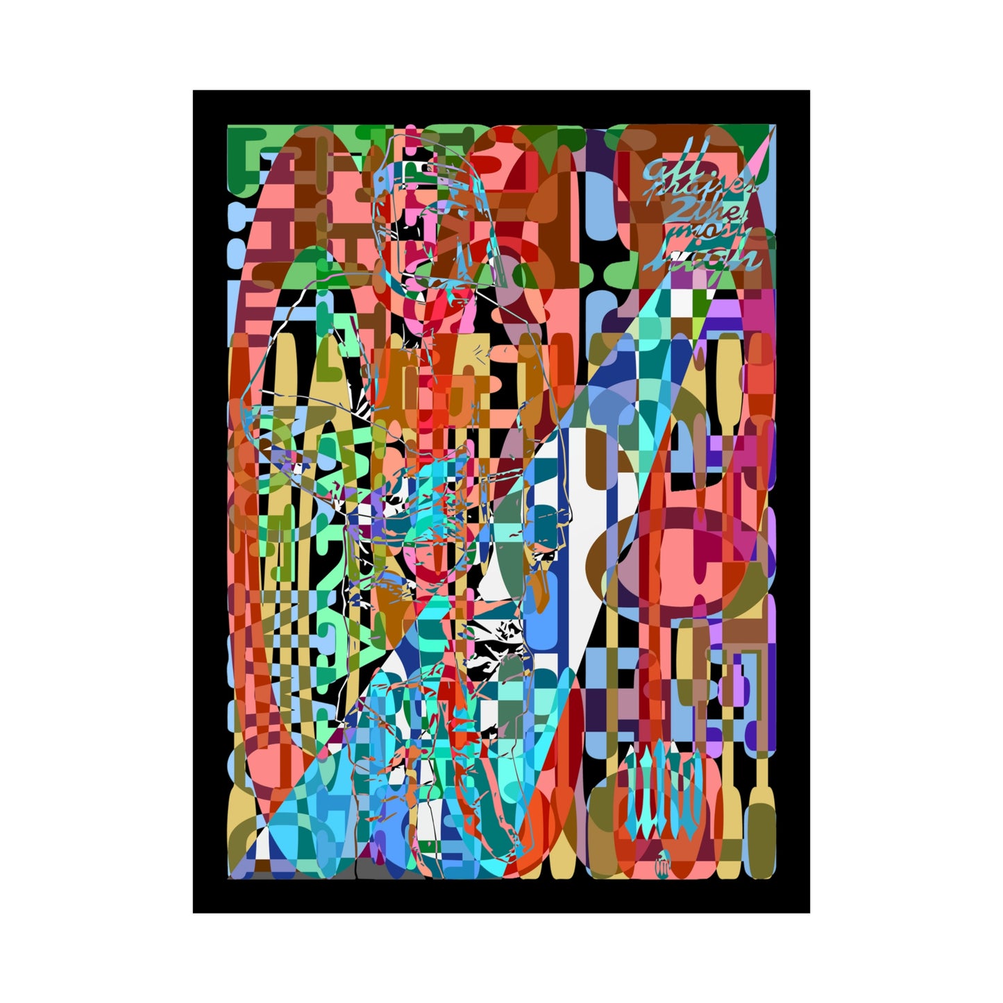 UNO WORD THE CCP BROUGHT THE MOST HIGH'S WRATH DOWN ON THE CHINESE PEOPLE 1 18x24 Rolled Posters
