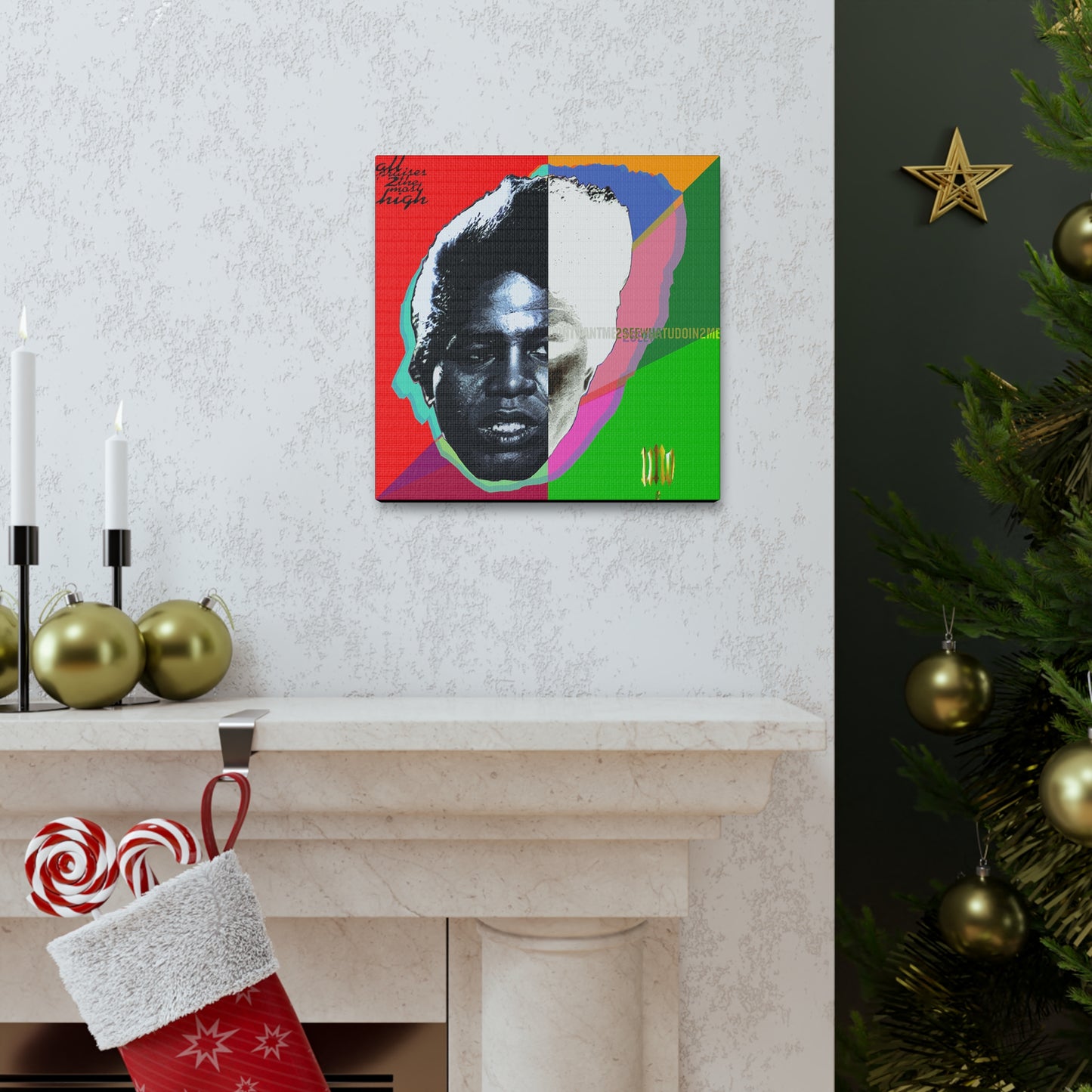 UNO LOVETHEGODFATHA 12, 20, 24, & 36" Square Canvas Gallery Wraps