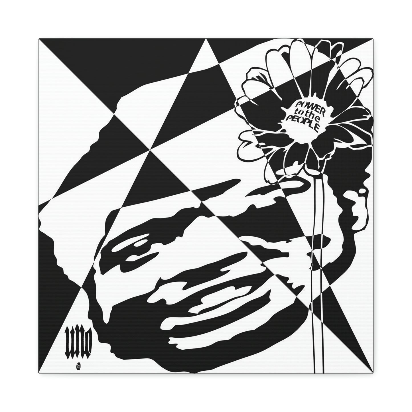 UNO LOVEBLACKLIVES FREDIS4EVA Canvas Gallery Wraps