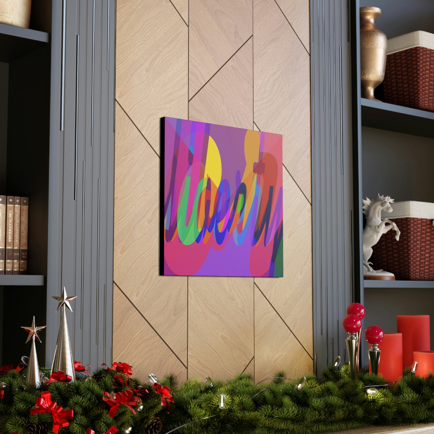 UNO WORD LIBERTY OR SLAVERY Canvas Gallery Wraps