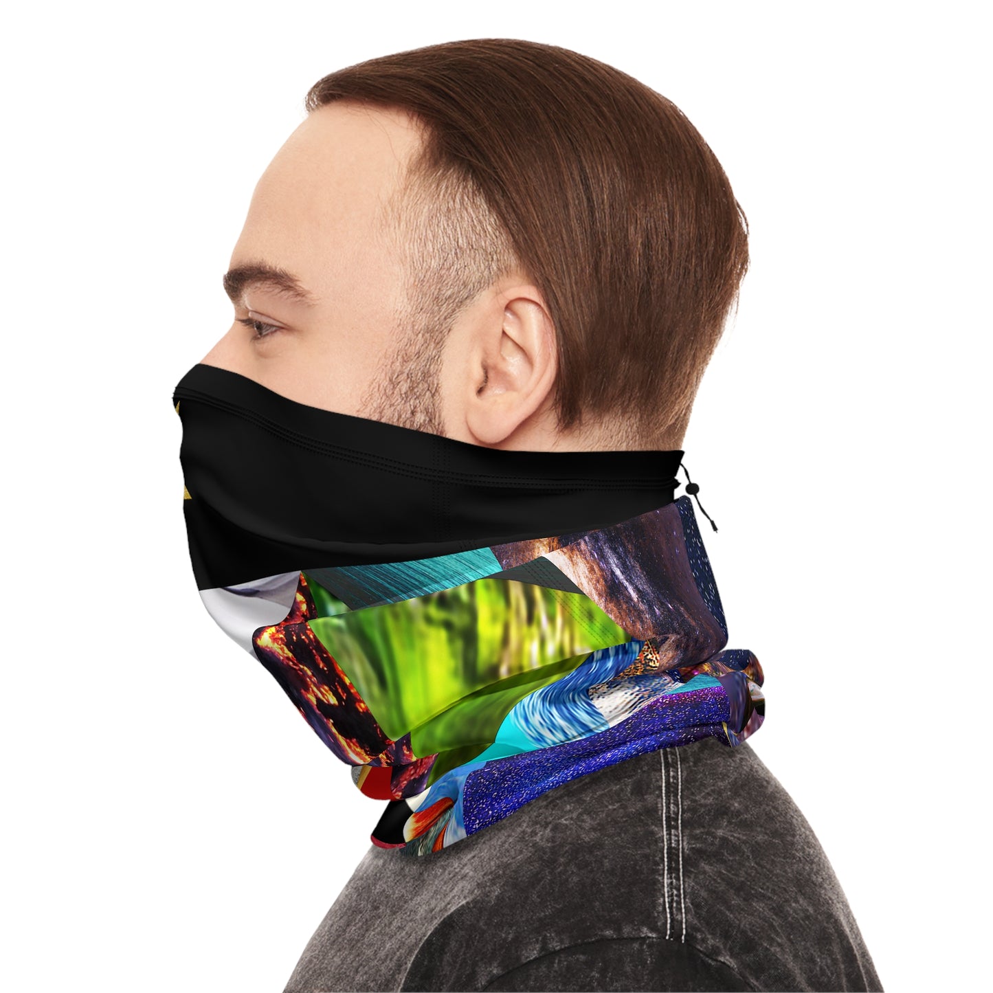 UNO ALLPRAISES I Winter Neck Gaiter With Drawstring