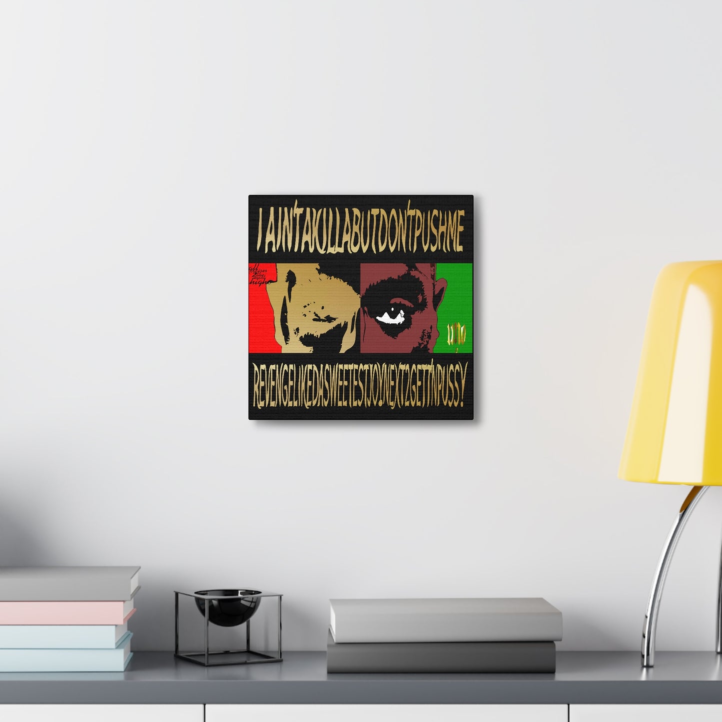 UNO LOVE2PAC 12, 20, 24, & 36" Square Canvas Gallery Wraps