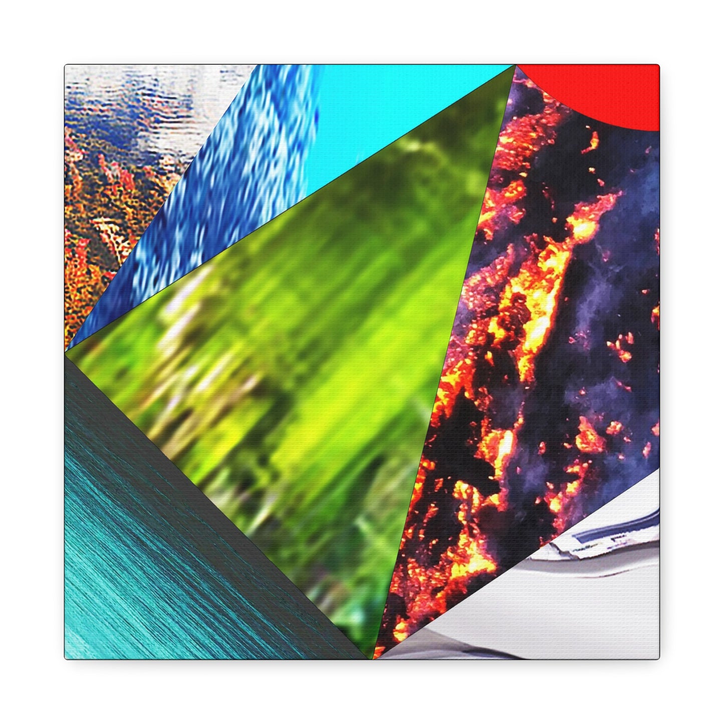 UNO ALLPRAISES V 12, 20, 24, & 36" Square Canvas Gallery Wraps