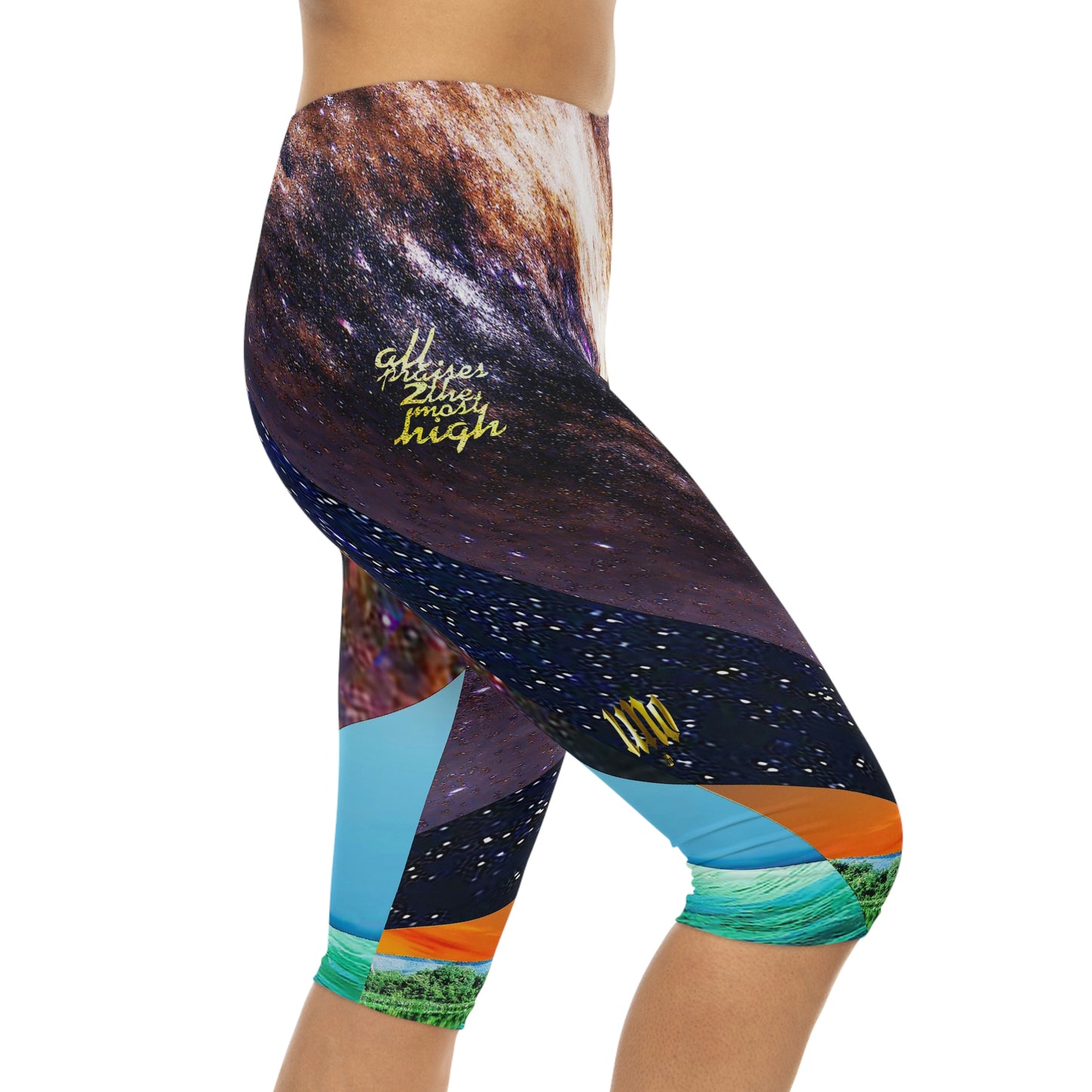 UNO ALLPRAISES IV Women’s Capri Leggings (AOP)