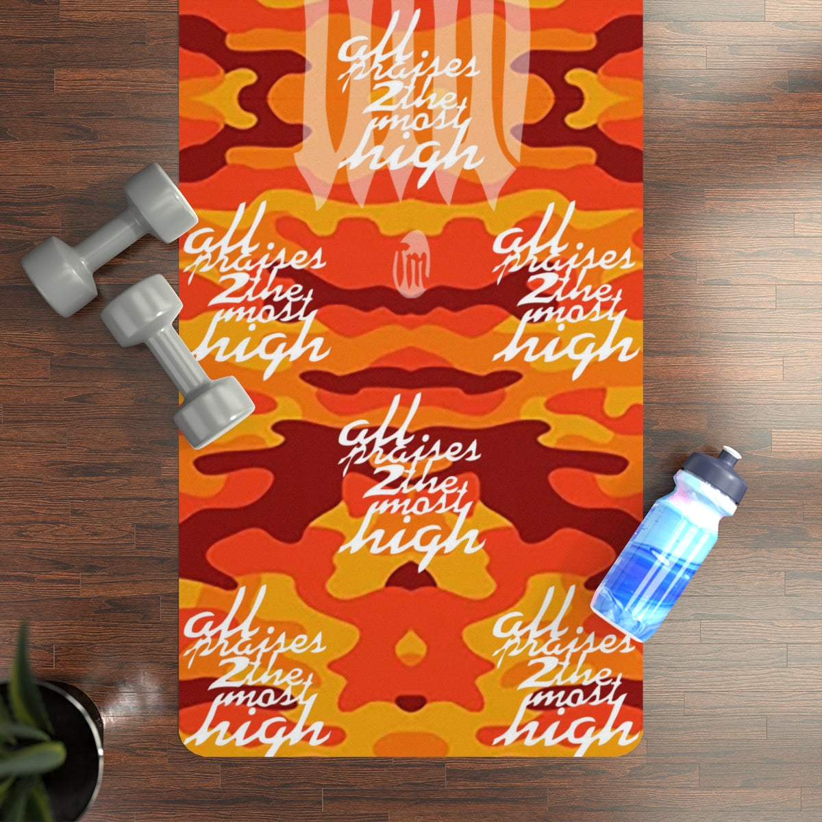 UNO ALL PRAISES Rubber Yoga Mat Camo Collection