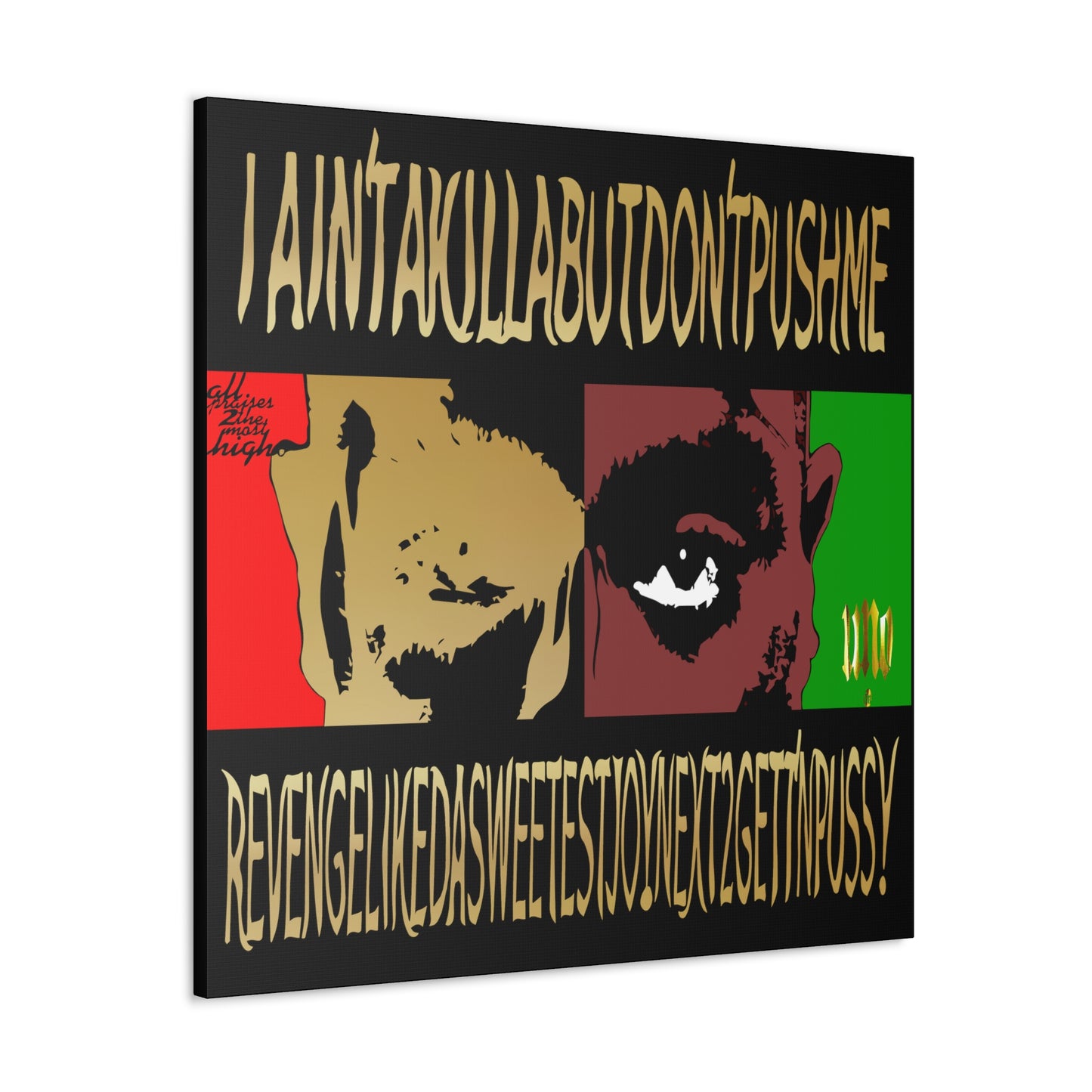 UNO LOVE2PAC 12, 20, 24, & 36" Square Canvas Gallery Wraps