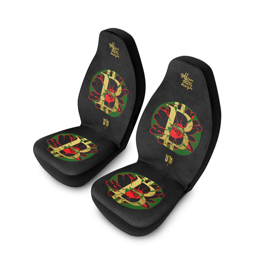 UNOBTCPOWERFLOWER Polyester Car Seat Covers