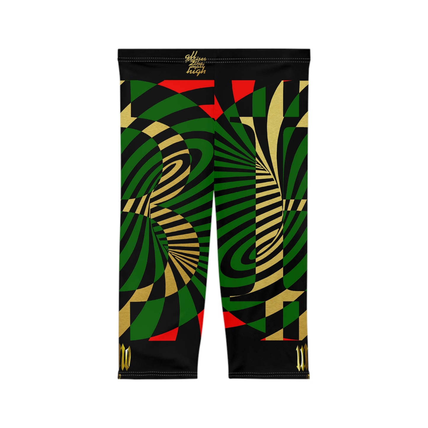 UNOBTCMAX Women’s Capri Leggings (AOP)