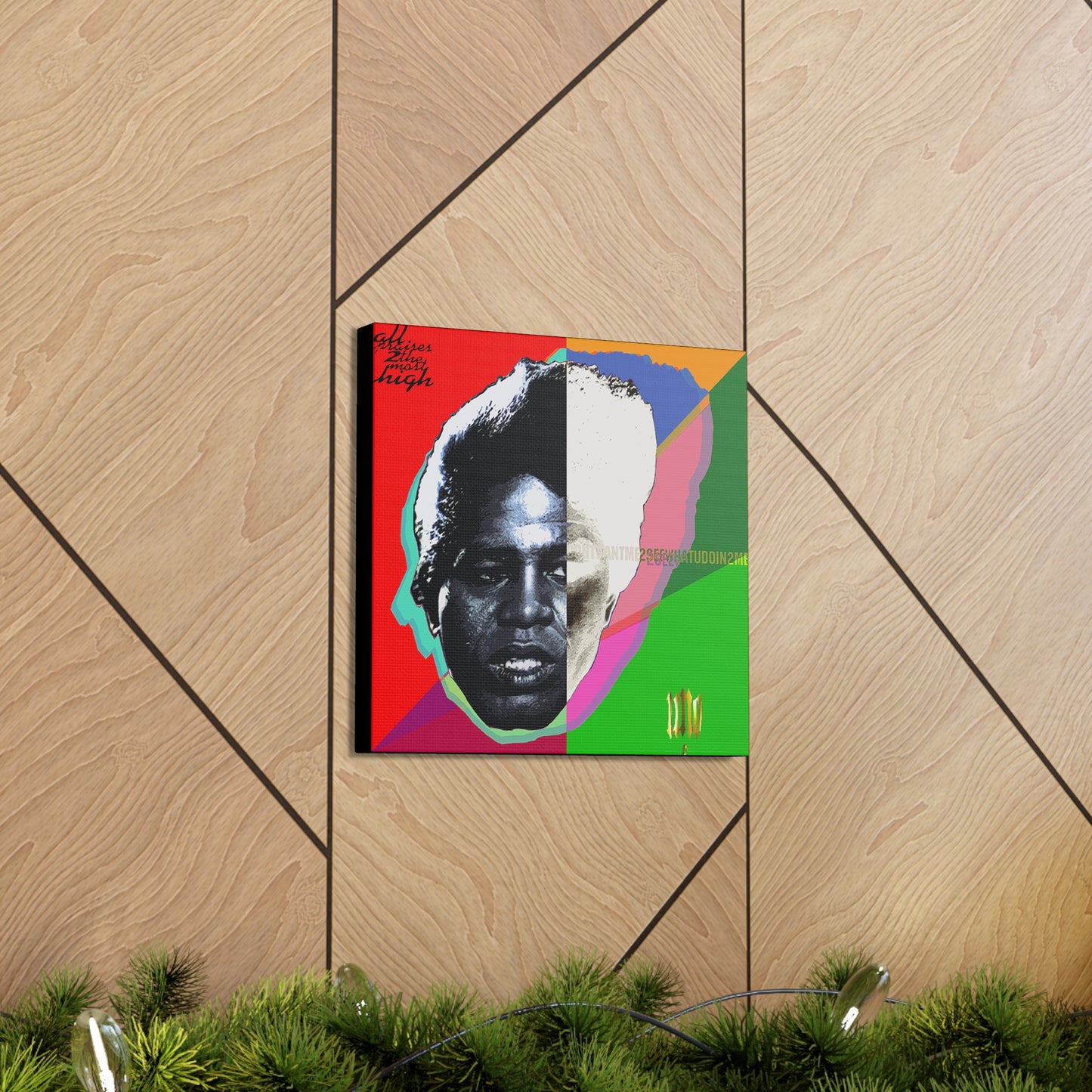 UNO LOVETHEGODFATHA 12, 20, 24, & 36" Square Canvas Gallery Wraps