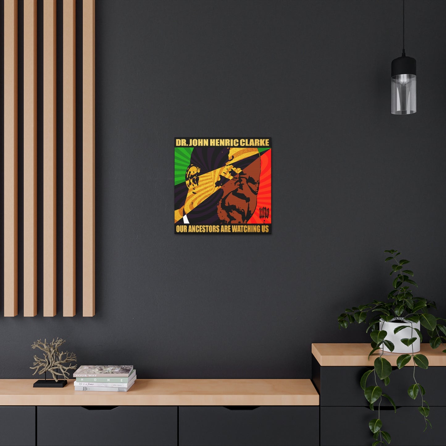 UNO LOVEJOHNHENRICCLARKE Our Ancestors Are Watching Us 12, 20, 24, & 36" Square Canvas Gallery Wraps