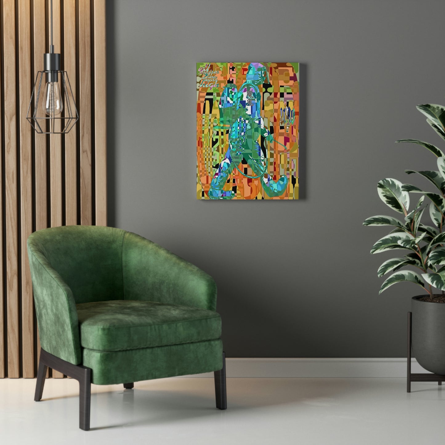 UNO WORD THE CCP BROUGHT THE MOST HIGH'S WRATH DOWN ON THE CHINESE PEOPLE 3 12x16, 18x24, & 24x30" Stretched Canvas