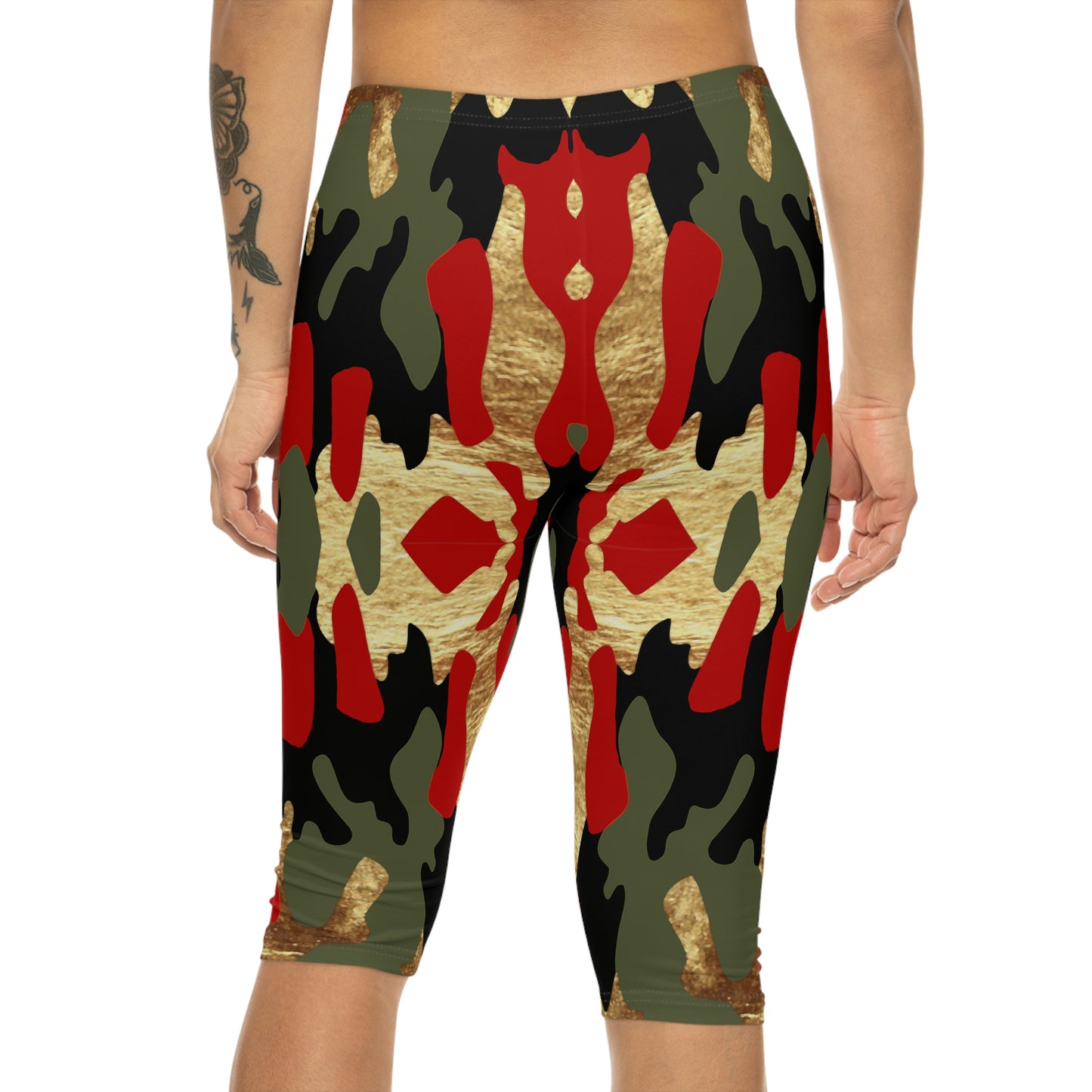Women’s Capri Leggings (AOP)