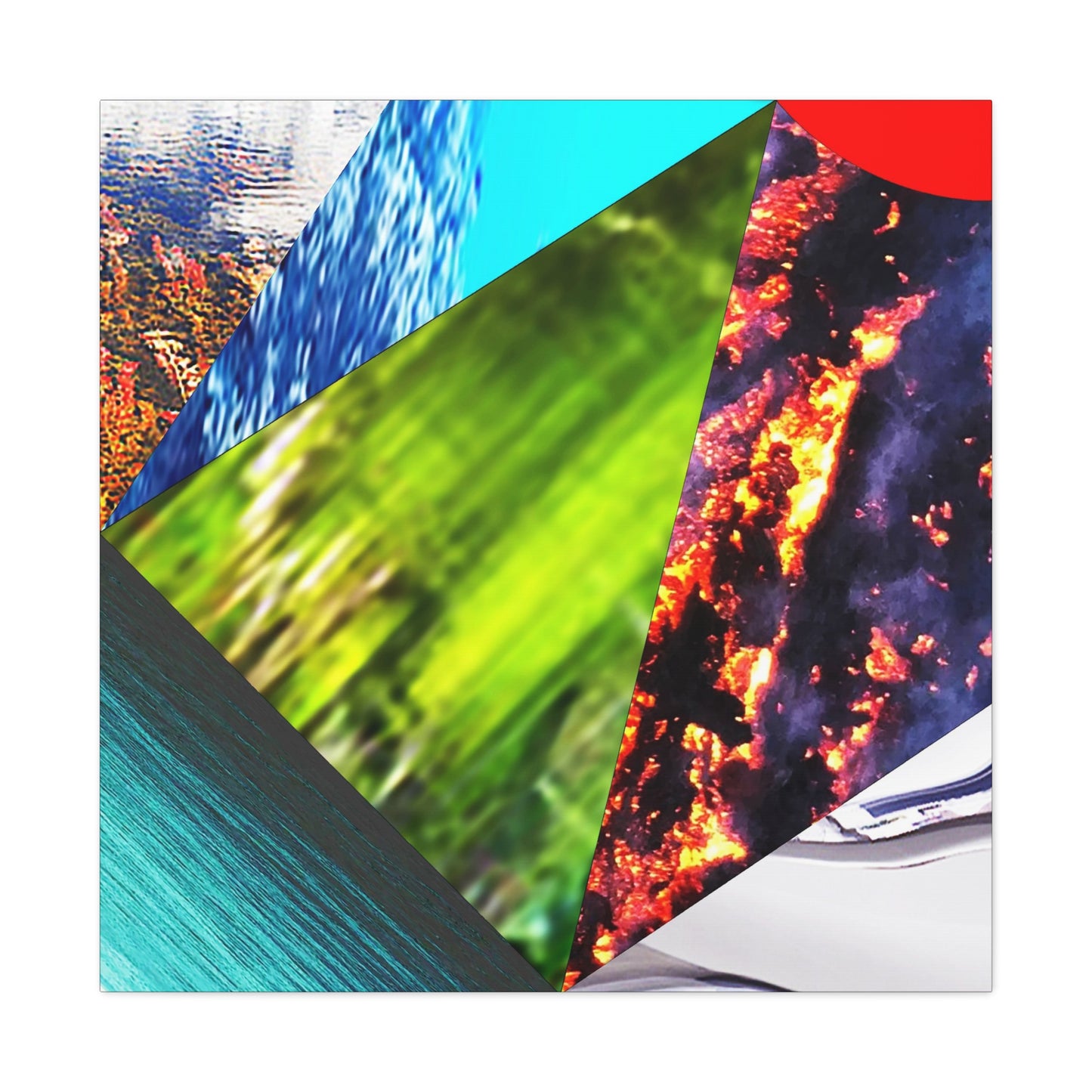 UNO ALLPRAISES V 12, 20, 24, & 36" Square Canvas Gallery Wraps
