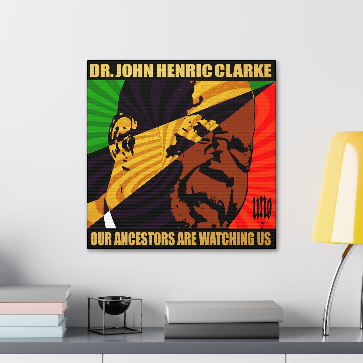 UNO LOVEJOHNHENRICCLARKE Our Ancestors Are Watching Us 12, 20, 24, & 36" Square Canvas Gallery Wraps