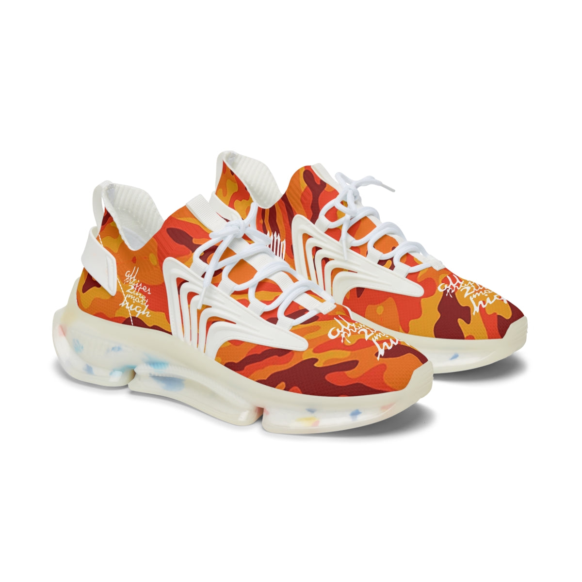 UNO ALL PRAISES Women's Mesh Sneakers Camo Collection