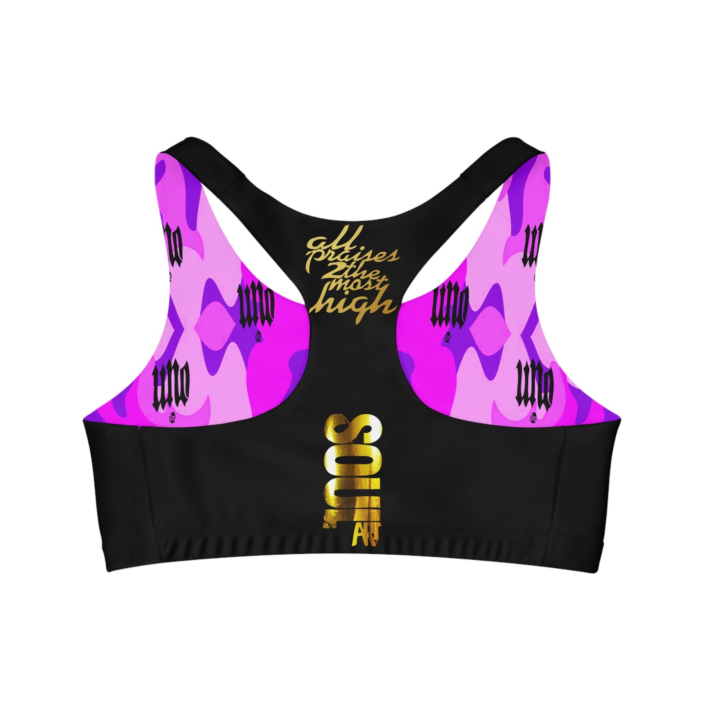 UNO SOULART Seamless Sports Bra (AOP)