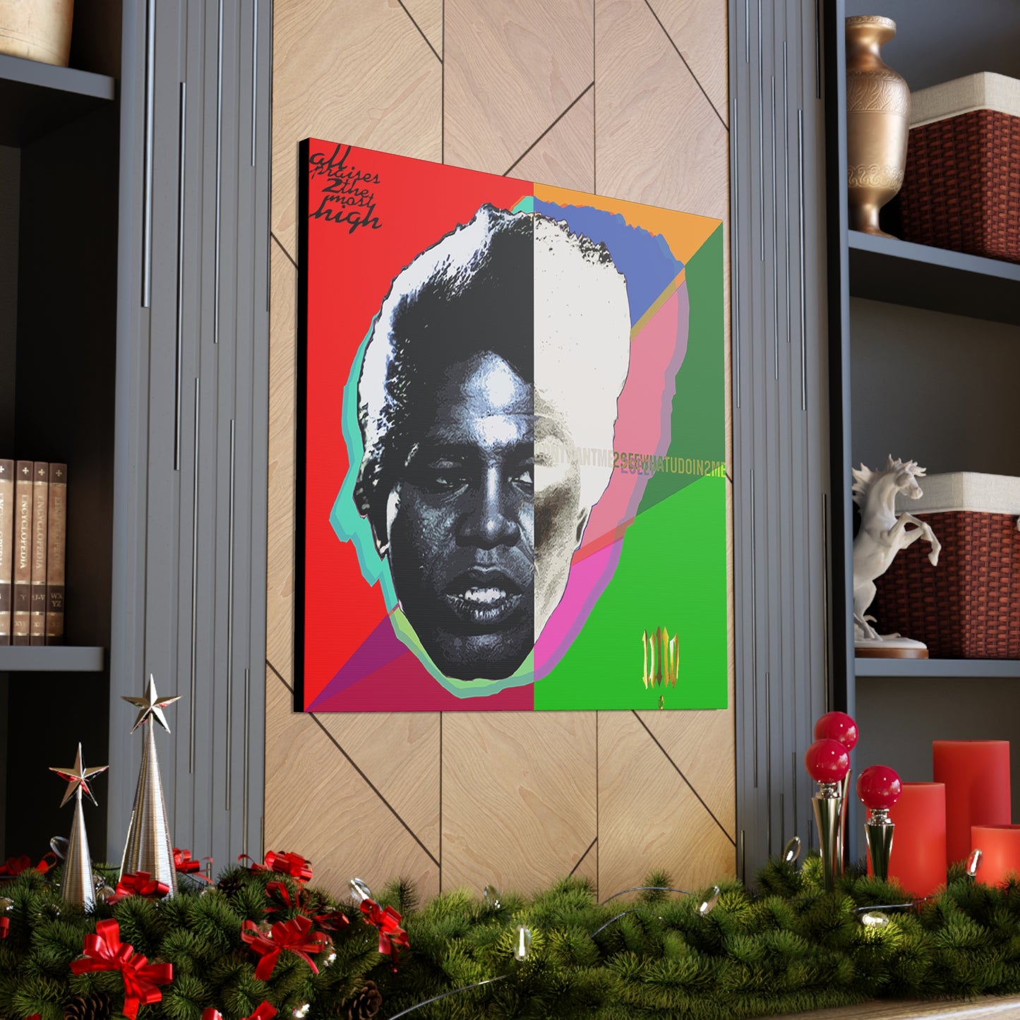 UNO LOVETHEGODFATHA 12, 20, 24, & 36" Square Canvas Gallery Wraps