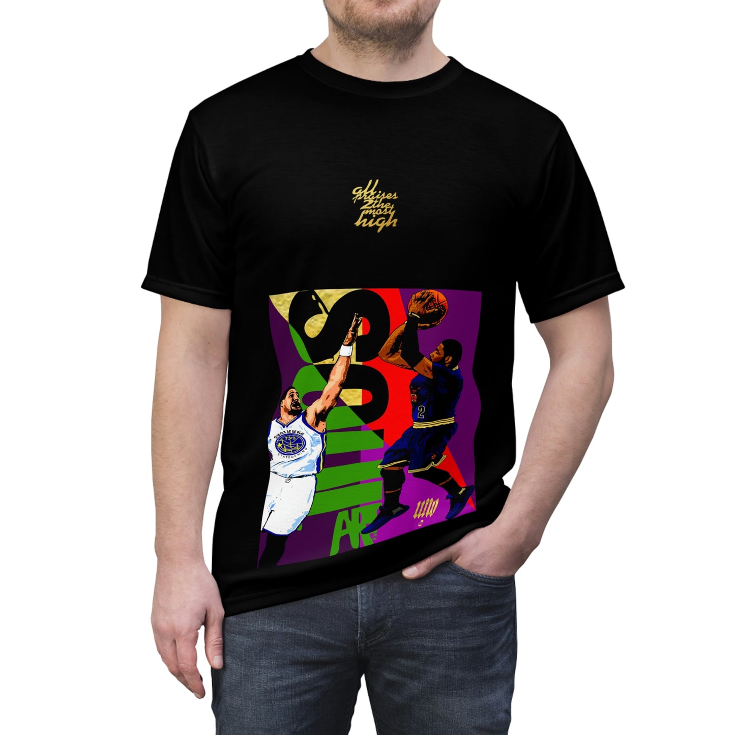 UNO KYRIECAN'TBEFADED 41GM5 SOULART Warriors State of Mind Unisex AOP Cut & Sew Tee