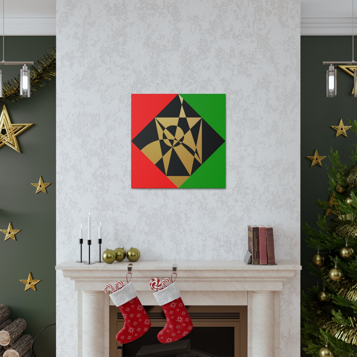UNO ALLPRAISES 12, 20, 24, & 36" Square Canvas Gallery Wraps