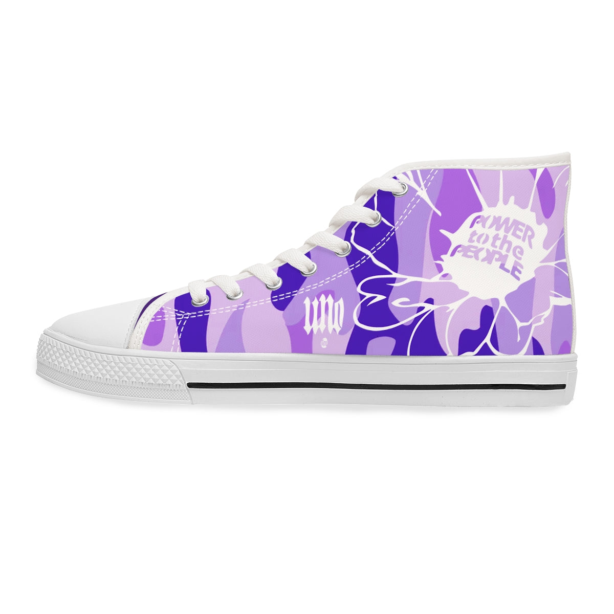 UNO POWERFLOWER Women's High Top Sneakers Camo Collection