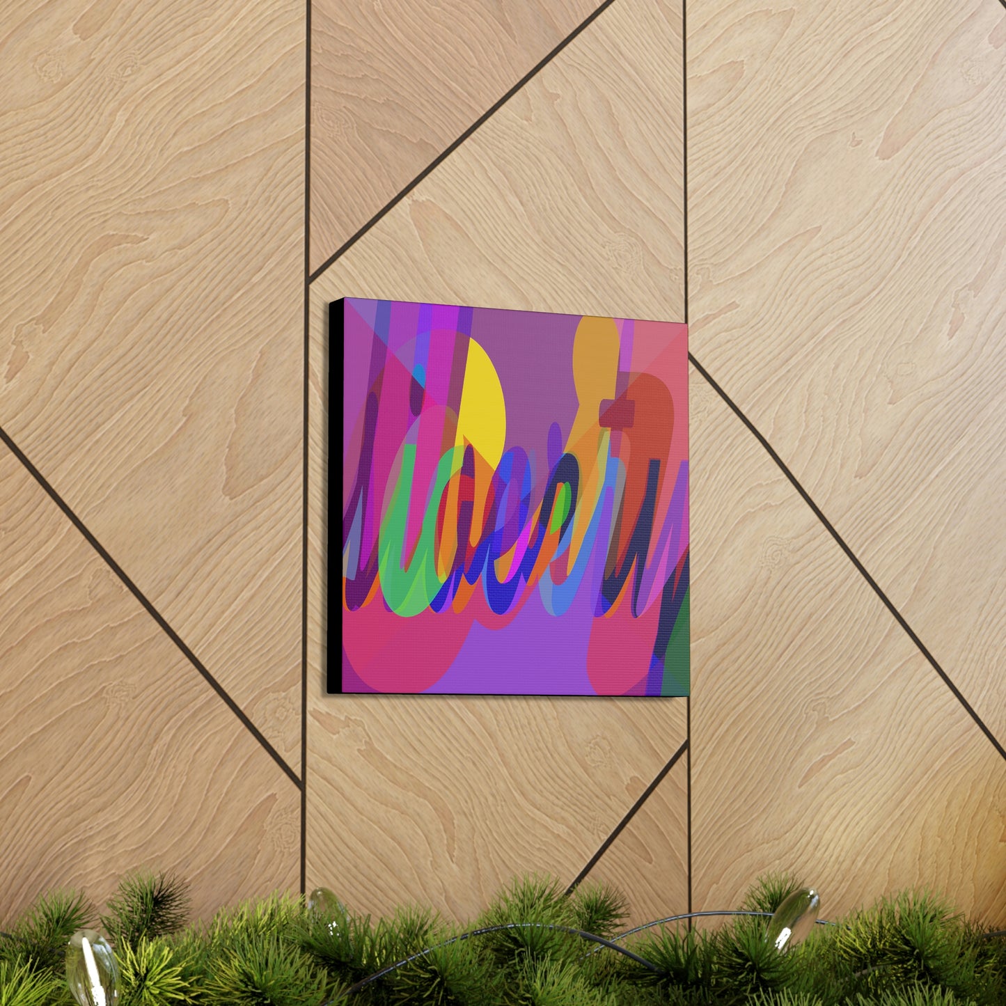UNO WORD LIBERTY OR SLAVERY Canvas Gallery Wraps