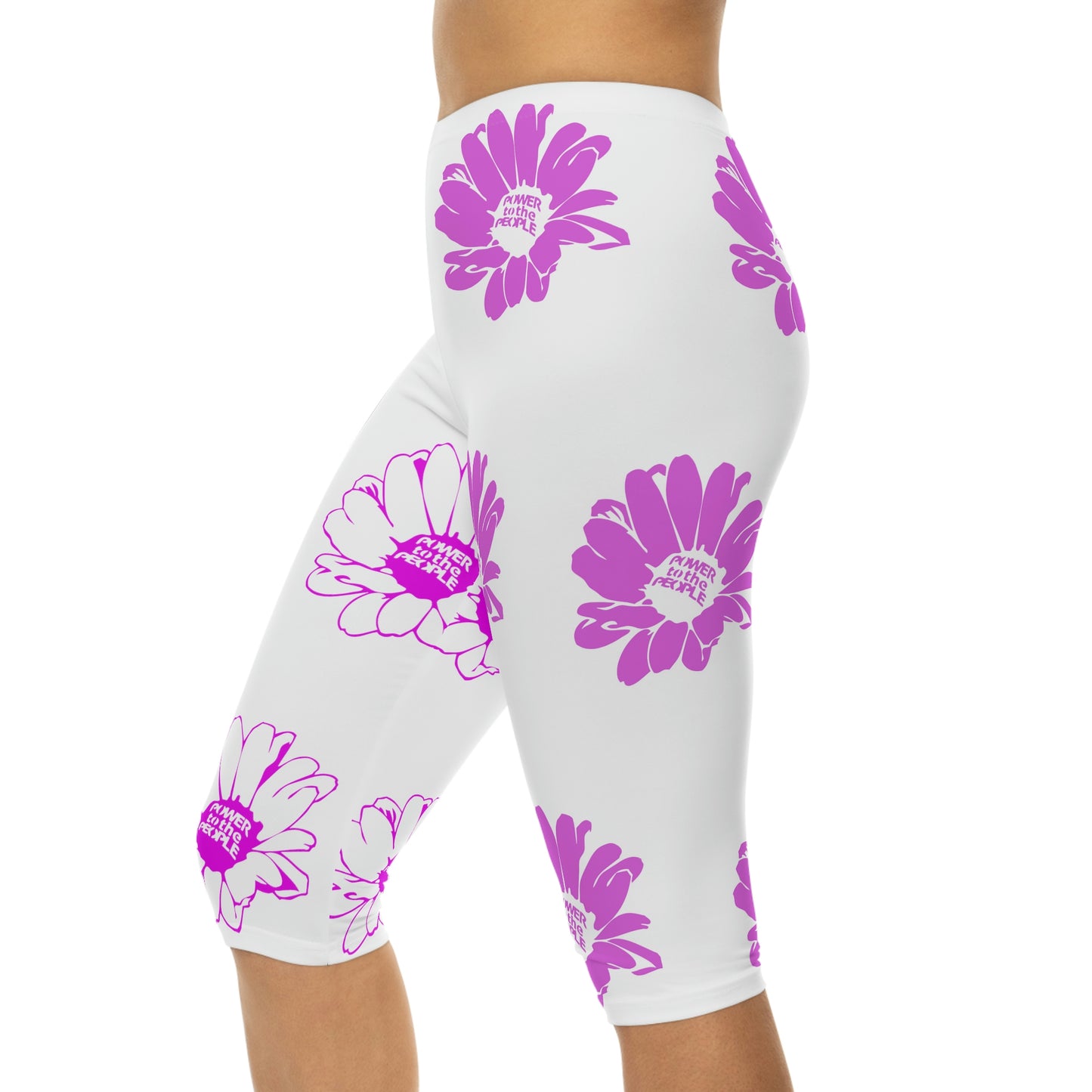 UNO POWERFLOWER Women’s Capri Leggings (AOP)