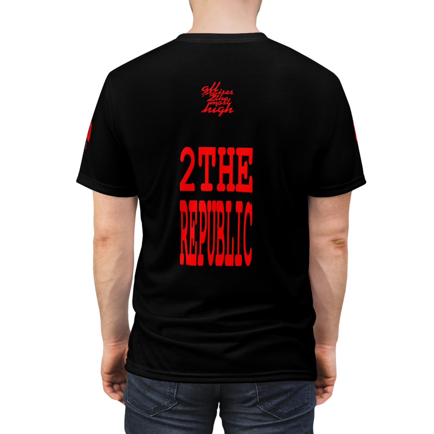 UNO 2THEREPUBLIC FREEGMJ Unisex AOP Cut & Sew Tee