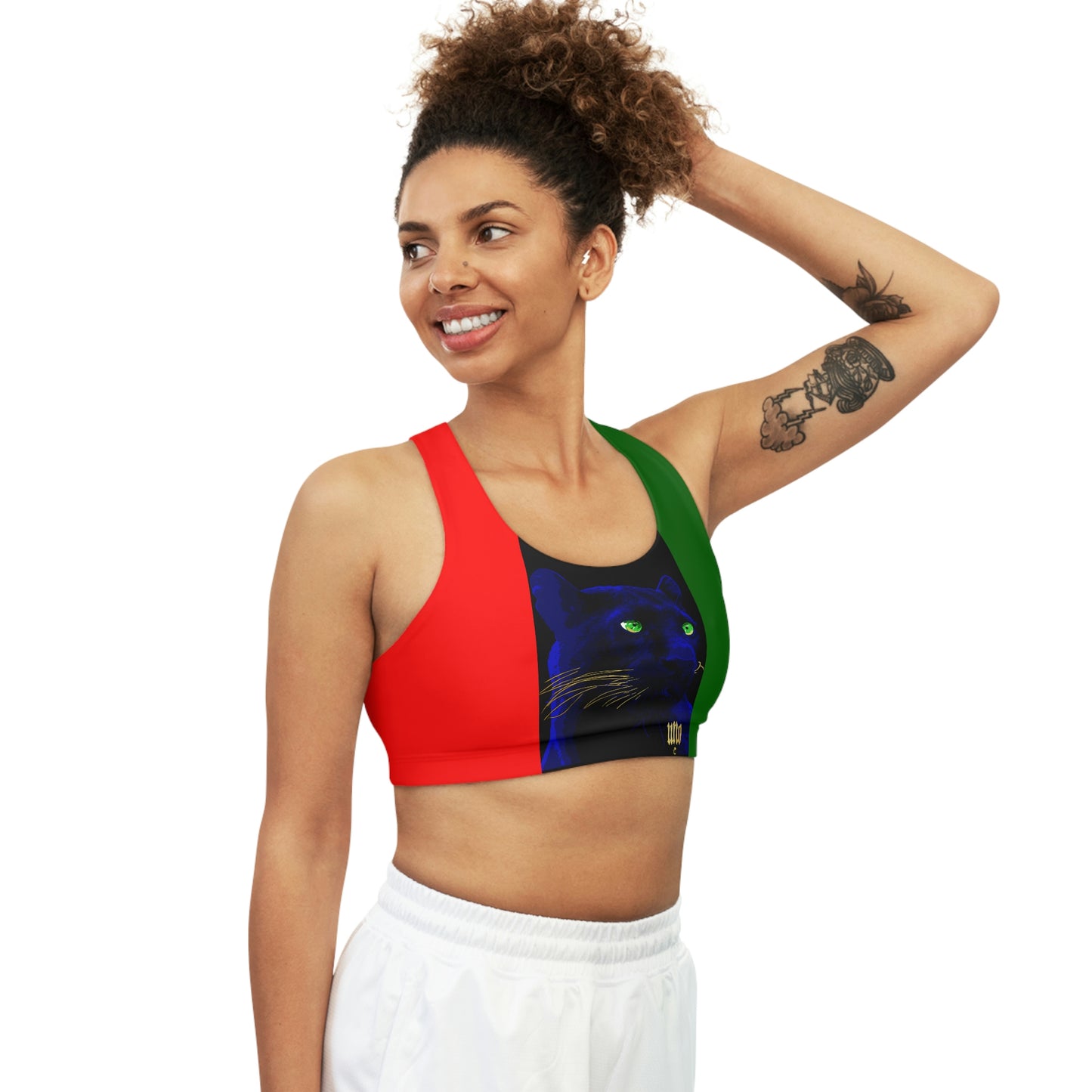 UNO PANTHA Seamless Sports Bra (AOP)