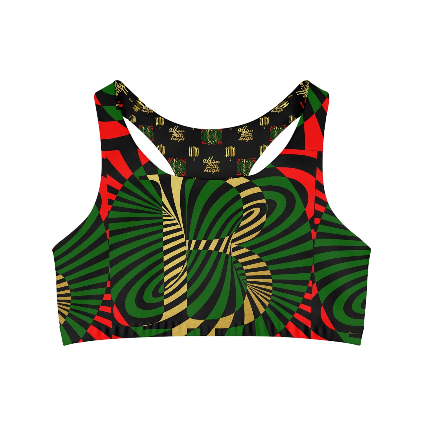 UNOBTCMAX Seamless Sports Bra (AOP)
