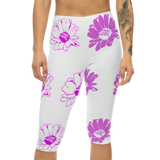 UNO POWERFLOWER Women’s Capri Leggings (AOP)
